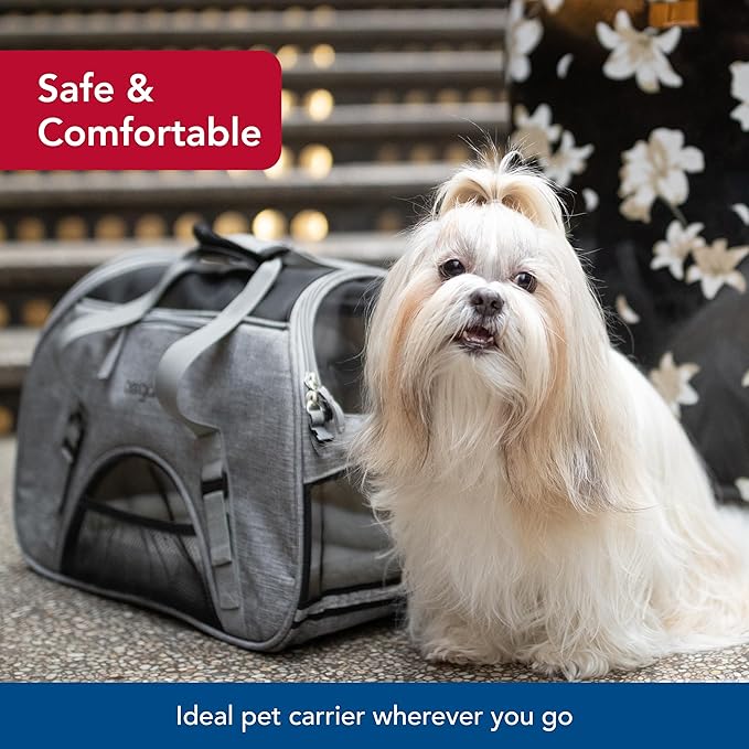 Coastal Pet - Bergan - Comfort Carrier - Heather Bermuda (19 x 10 x 13 Inches)