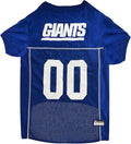 Pets First NFL New York Giants Dog Jersey, Size Medium, Football Shirt Costume for Pet, Dog Sports T-Shirt, NFL Team Clothing for Cats, Licensed Pet Apparel Available in 7 Sizes and 32 Teams