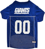 Pets First NFL New York Giants Dog Jersey, Size Large, Football Shirt Costume for Pet, Dog Sports T-Shirt, NFL Team Clothing for Cats, Licensed Pet Apparel Available in 7 Sizes and 32 Teams