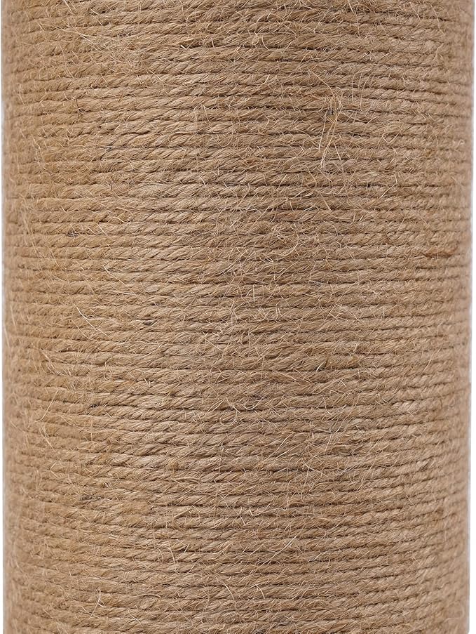 DNYSYSJ Floor-to-Ceiling Cat Tree Cat Climbing Tower with Clear Space Capsule and Natural Sisal Rope Scratching Post, (Adjustable Height:100.4inch-104.3inch) USA Stock