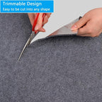 Cat Scratching Mat - 79"x16" Trimmable Cat Scratching Carpet Mat, Large Self-Adhesive DIY Cat Scratch Mat Roll, Cat Tree Shelves Replacement Mat Pad, Couch Furniture Protector, Toy Ball&Strong Tape