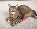 Petlinks Scratchers Choice Flat Corrugated Carboard Scratch Pad for Cats & Kittens, Catnip Infused & Reversible, Promotes Healthy Nail Growth - Brown, Single Wide