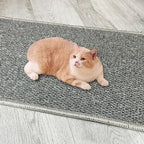 70.9"x 15.7" Thickened Extra Large Cat Wall Climbing Carpet with 10pcs Fixed Nails, Durable Cat Wall Furniture, Wall Scratcher, Scratching Post, Couch Sofa Protector, Gray