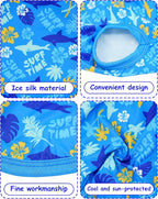 PET SHOW 4 Pack Dog Hawaiian Shirts for Large Dogs UPF 50+ UV Sun Protection Summer Cool Clothes Tank Top Floral Dog T-Shirts Pet Holiday Party Sleeveless Vest Boy Girl(XX-Large)