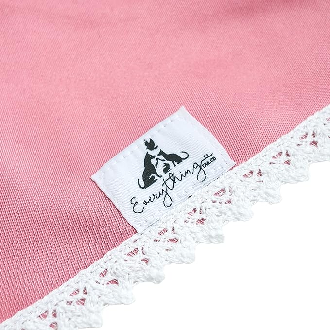Big Sister Dog Bandana for Pregnancy Announcement, Handkerchief and/or Scarf Accessory for Dog, Warm Pink Color, Fits Medium to Large Dogs, Gender Reveal Prop for Expecting Mothers
