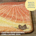 The Cat Ladies Scratching Poster - Wall Scratcher Pads - Scratch Mat Art Print for Indoor Cats - Furniture, Couch, and Carpet Protector - Wall Mounted or Floor Sisal Scratchers