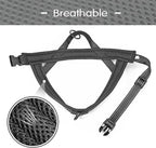 Didog No Pull Dog Harness with Soft Mesh Padded,Reflective & Quick Fit Light Weight Dog Strap Vest Harness,Easy for Walking Training (L:Chest 26-32", Mesh-Black)