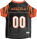 Pets First NFL Cincinnati Bengals Dog Jersey, Size X-Small, Football Shirt Costume for Pet, Dog Sports T-Shirt, NFL Team Clothing for Cats, Licensed Pet Apparel Available in 7 Sizes and 32 Teams