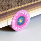 Suck UK Cat Scratcher Skateboard - Cat Scratching Board - Cardboard Cats Scratchers - Funny Gifts - Kitten Accessories & Accessories for Indoor Cats Furniture - Kitten Cardboard Scratcher