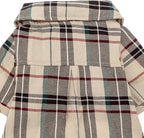 PUPTECK Plaid Dog Shirt, Cute Puppy Cat Polo T-Shirt, Soft Pet Clothes Outfit for Small Medium Dogs, Costume M