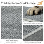 71" X 15.8" Thickened Cat Wall Climbing Carpet, Extra Large Cat Wall Scratcher Mat Tall Durable Wall Mounted Climbing Cat Scratcher with 16 pcs Fixed Nails for Indoor Furniture Couch Sofa Protection