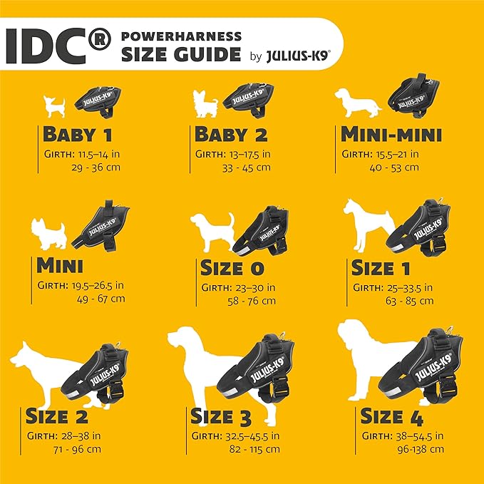 Julius-K9, 16IDC-ANT-4, IDC Powerharness, Dog Harness, Size: 4, Anthracite