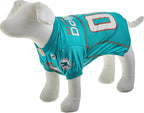 Pets First NFL Miami Dolphins Dog Jersey, Size Medium, Football Shirt Costume for Pet, Dog Sports T-Shirt, NFL Team Clothing for Cats, Licensed Pet Apparel Available in 7 Sizes and 32 Teams