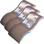 Van Ness Pets Scratch-N-Relax Cat Scratch Pad and Lounger (Pack of 3)