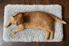 23 x12 Big Fluffy Dog Cat Bed Pad Mat, Refurbish Cat Window Perch Accessory, Double Sided, Easy Fasten & Remove for Indoor Pet Sleep Cushion, Upholster Pet Furniture