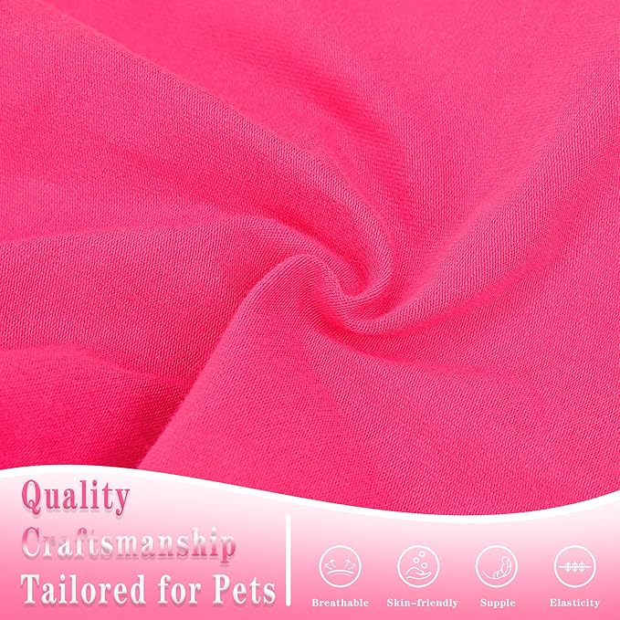 Pink Cotton Dog Shirt with 'Little Miss Sassy' Corgi Butt Print, Soft & Breathable Pet Apparel for Small to Large Dogs, All-Season Sleeveless Vest, Cute and Comfortable Dog Outfit.4XL