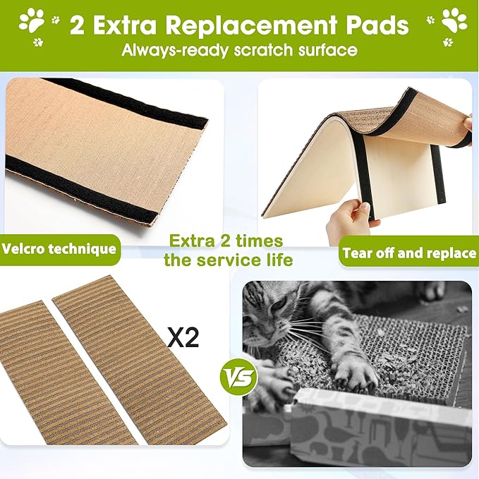cat Scratching Post-Cat Scratching Pad with Cork