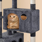 Yaheetech 73inch Cat Tree, Cat Stand Furniture with Scratching Posts Perches Hammock as Indoor Kittens Activity Center
