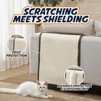 Panther Armor Sisal Furniture Defender, Anti Scratch Furniture Protector [Back Rest in Brown] Cat Scratch Couch Protector, Cat Sofa Scratcher