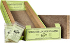 Scratch Lounge - Reversible Cardboard Cat Scratcher with Floor Refill and Catnip