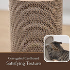 Petpals 2-Pack Eco-Scratcher Corrugated Cardboard Scratcher Refill, Replacement for Refreshing Petpals Cat Tree Cascade Ontario and Eco-Scratcher,Value Pack, Brown