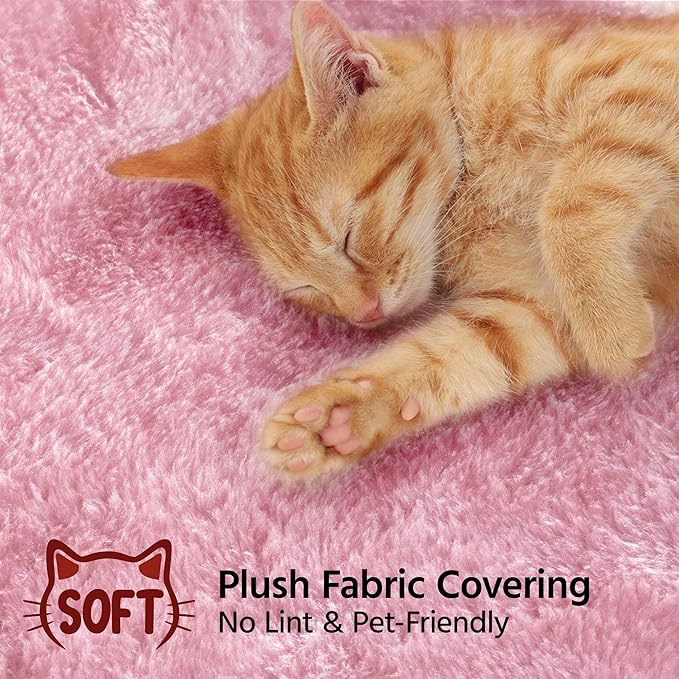 Topeakmart 70in Cat Tree, Multi-Level Cat Tower with Scratching Post Dangling Ball and Condos Cat Furniture for Indoor Cats, Pink