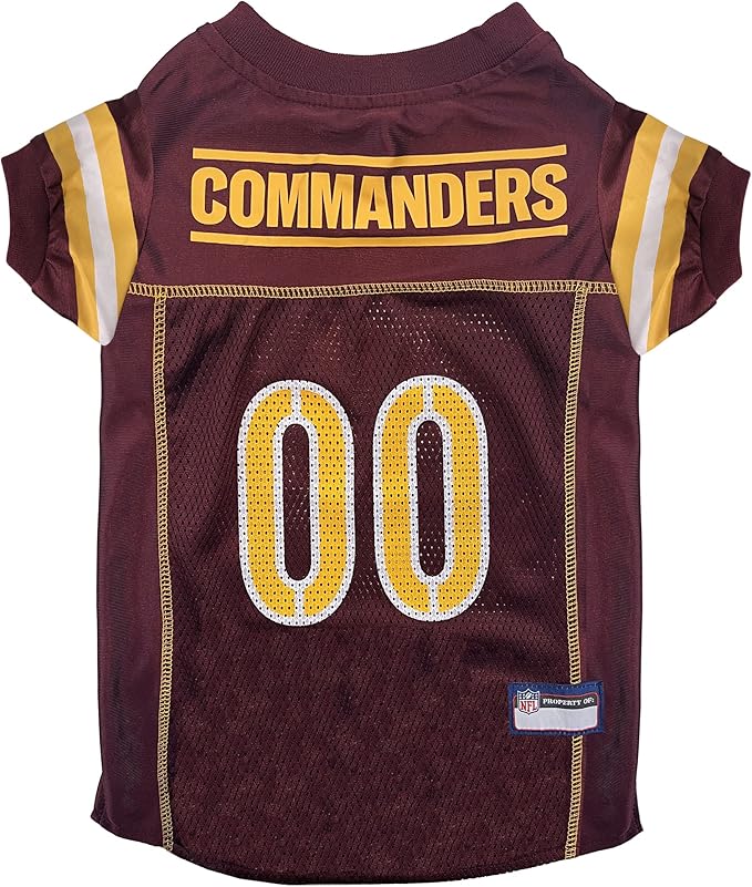 NFL Washington Commanders Dog Jersey - X-Large Football Jersey Costume