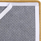 SAFAVIEH Cat Scratch Mat Pad Collection, 9" x 14", Natural Brown, Sisal Boucle Weave, Velcro & Slip Resistant Backing