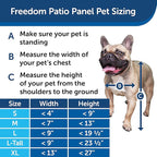 PetSafe Sliding Glass Pet Door - No-Cut DIY Install Doggy Door for Renters - Aluminum Frame - Adjustable Height 75 7/8" to 80 11/16" - Ideal for Large Dogs Up to 130 lb - Bronze