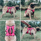 Tuff Pupper Escape Proof No Escape Dog Harness | 5 Point Adjustable Fit Harness for Dogs | Padded Dog Harnesses | Handle Dog Lift Harnesses