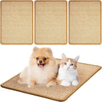 Newwiee 4 Pcs Cat Scratch Sisal Mat Cats 15.7 x 12 Inch Scratching Pad Rug for Cat Grinding Claws and Carpets Sofa Couch Furniture Door Protector