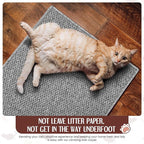 59" x 15.7" Thickened Cat Wall Climbing Carpet Large Cat Scratcher Mat Carpet with 5 Pcs Fixed Nails Wall Furniture Scratching Post Couch Sofa Protector