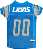 Pets First NFL Detroit Lions Dog Jersey, Size X-Small, Football Shirt Costume for Pet, Dog Sports T-Shirt, NFL Team Clothing for Cats, Licensed Pet Apparel Available in 7 Sizes and 32 Teams