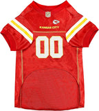 Pets First NFL Kansas City Chiefs Dog Jersey, Size Small, Football Shirt Costume for Pet, Dog Sports T-Shirt, NFL Team Clothing for Cats, Licensed Pet Apparel Available in 7 Sizes and 32 Teams