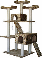 Go Pet Club Cat Tree Leopard Print