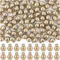 AUEAR, 100 Pieces Vintage Brass Bells 14mm Mini Jingle Bell for DIY Wind Chimes Home Decor