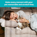 Reli. Cat Scratch Furniture Protector (14 Pack w/Pins) XL | Cat Couch Protector from Claws | Clear Plastic Anti Scratch Furniture Shield for Sofa