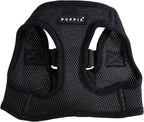 Puppia Soft Vest Dog Harness - Black - Large