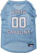 Pets First NCAA North Carolina Tar Heels Basketball Jersey for Dogs & Cats, Small - Licensed North Carolina Tar Heels Pet Tank Jersey (UNC-4020-SM)