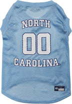 Pets First NCAA North Carolina Tar Heels Basketball Jersey for Dogs & Cats, X-Large - Licensed North Carolina Tar Heels Pet Tank Jersey (UNC-4020-XL)