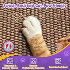 Wall Cat Scratcher for Indoor Cats,19.6x9.8”Corner Cat Scratcher,Cat Scratch Pad Furniture Protector for Door & Wall,Couch, Durable Cat Scratching Board Easy Mount (Deep Brown, 19.6”x9.8”)