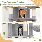 Globlazer 80 Inch Heavy Duty Cat Tree for Large Cats,F80H (Light Gray, 80 Inch)