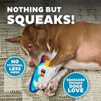 Outward Hound Durablez Minis – Squeaky Plush Dog Toy,No Stuffing for Less Mess,Interactive & Tough,Jumbo Squeaker,Puppies & Small Dogs,Penguin,6.3",(Pack of 2)