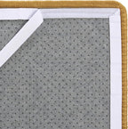 SAFAVIEH Cat Scratch Mat Pad Collection, 12" x 16", Beige, Sisal & Jute Boucle Weave, Velcro & Slip Resistant Backing