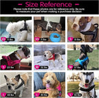 Didog No Pull Dog Harness with Soft Mesh Padded,Reflective & Quick Fit Light Weight Dog Strap Vest Harness,Easy for Walking Training (L:Chest 26-32", Mesh-Black)