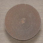 Round Cat Scratcher Pad 10 inch Diameter 3/5 inch Thickness Scratch Replacement Refill Scratching Board Cat scratchers for Indoor Cats (4 Pc)