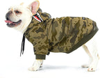 Camo Dog Hoodie Dog Clothes Extra Warm Fleece Lining Stretchy Fit for Small Medium Large Dogs (Camo, Small)