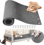 Cat Scratch Furniture Protector 78.7"x15.8" - Adhesive & Trimmable Cat Scratch Protection Mat to Shield Sofa, Couch, Wall, Cat Tree Post from Claws