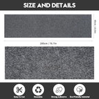 Couch Cat Scratch Protector 78.7"x15.8" – Adhesive Cat Scratch Pad, Cuttable Furniture Protector for Sofa Arms, Sides, Chair Backs & Bed Edges,Dark Gray