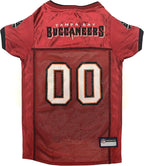 Pets First NFL Tampa Bay Buccaneers Dog Jersey, Size Small, Football Shirt Costume for Pet, Dog Sports T-Shirt, NFL Team Clothing for Cats, Licensed Pet Apparel Available in 7 Sizes and 32 Teams